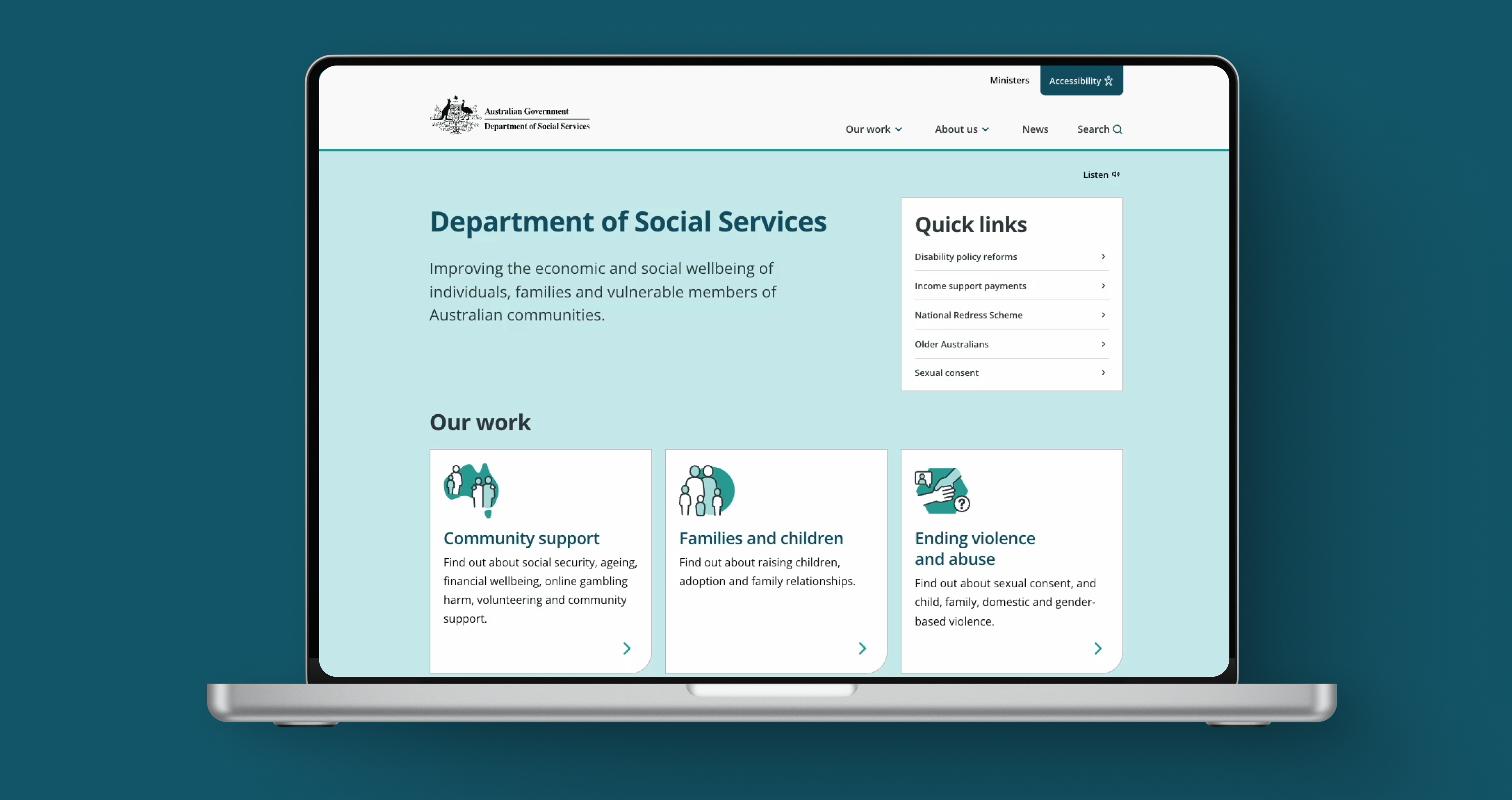 The DSS website